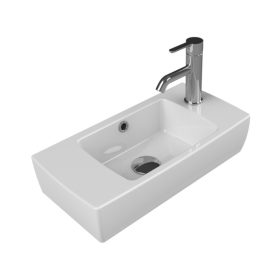   CeraStyle CITY MINI porcelán mosdó - jobb csaplyuk 25 x 50 cm