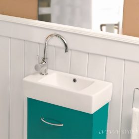   CeraStyle CITY MINI porcelán mosdó - bal csaplyuk 25 x 50 cm