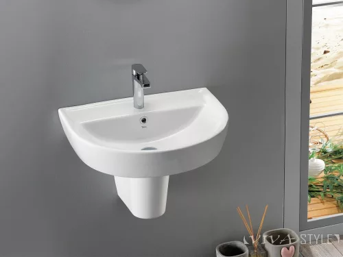 CeraStyle BELLA porcelán mosdókagyló 55 x 45 cm