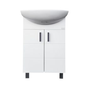   TMP LINE Ekonomik 45 lábon álló fürdőszobabútor Sanovit ZENON 6045 porcelán mosdóval 45x40cm