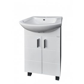   TMP LINE Ekonomik 45 lábon álló fürdőszobabútor Sanovit ZENON 6045 porcelán mosdóval 45x40cm