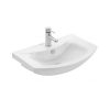 TMP LINE Ekonomik 45 lábon álló fürdőszobabútor Sanovit Zenon 6045 porcelán mosdókagylóval 45 cm