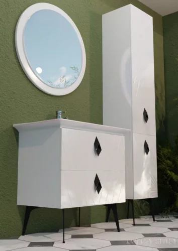TMP KEOPS 70 lábon álló fürdőszobabútor 70 cm CeraStyle Blue porcelán mosdókagylóval