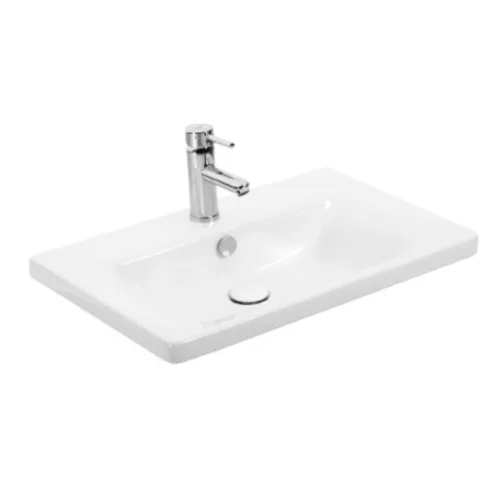 TMP SHARP 65 fali függesztett fürdőszobabútor 65 cm Sanovit Soft 13065 porcelán mosdókagylóval