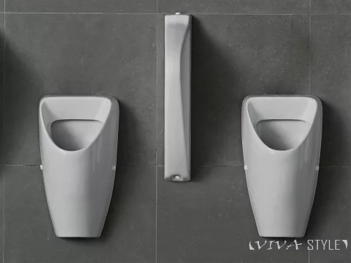CeraStyle CITY porcelán piszoár FELSŐ bekötésű - szifonnal - 55 x 32 cm