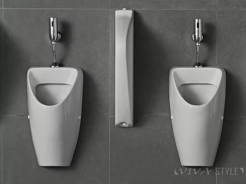 CeraStyle CITY porcelán piszoár elválasztó fal 65 x 35 cm
