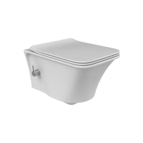 CeraStyle IBIZA fali WC - BEÉPÍTETT bidé funkcióval - rimless - perem nélkül -mély öblítés