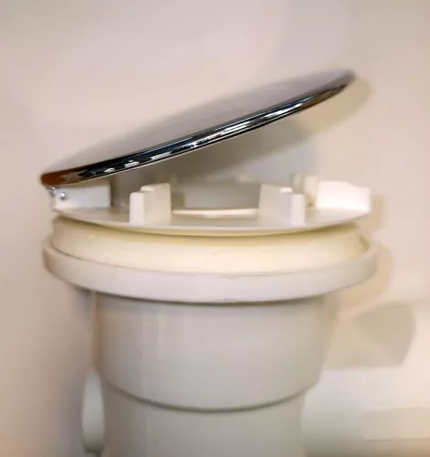 Zuhanytálca szifon tisztítható, króm fedeles AC60 AS01.101