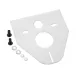 HAAS zajcsökkentő fali WC és bidé részére (Standard) 6mm vastag (7491)