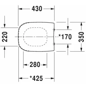 Duravit D-Code WC ülőke és fedél 0067310000