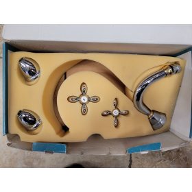   FIMA Carlo Frattini OLIVIA bidé csaptelep króm-arany 5002 (3-pontos) Kiárusítás!