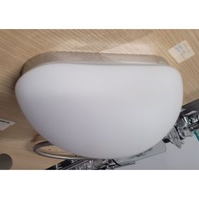   Hansgrohe-Axor Arco fali lámpa 40656 21x9cm króm+mattfehér üveg Kiárusítás!