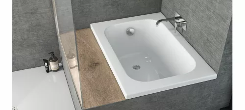 Kolpa Mini fürdőkád 100x70 cm beépített egyenes 945547