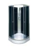 Aqualife Opal 508C Fekete zuhanykabin 80 x 80 x 205 cm Tető nélkül