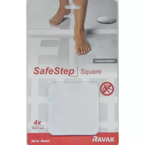 Ravak SafeStep Square öntapadó biztonsági négyzet zuhanytácába 10x10cm 4db/csom
