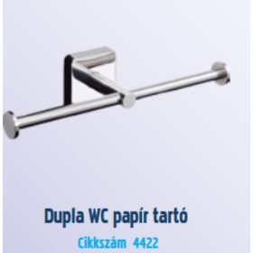 Roltechnik QUATRO dupla WC papírtartó 4422