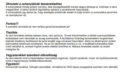 Sanotechnik VESTA zuhanytálca íves 80x80x15cm R550, ABS, levehető előlappal,    lábbal, szifonnal (P28W)