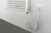 Aqualine DIRECT-E elektromos fürdőszobai radiátor fűtőpatronnal egyenes, 600x1680 cm 800W ILE66T