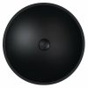 Sapho Beauty Telica üvegmosdó ráépíthető fekete 42cm átmérőjű TY181B