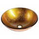 Sapho Beuty Ago üvegmosdó ráépíthető aranyszínű 42cm átmérőjű 2501-19