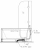 Sanotechnik HAITI WALK-IN fürdőkád Balos 170x76x61 cm G9025