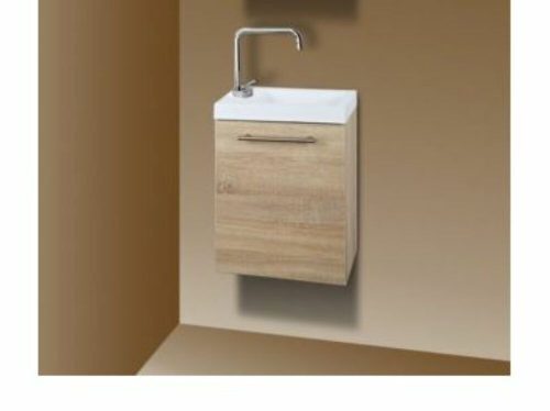 Sanotechnik LEON ráépíthető öntött márványmosdó 40x22x9,8 cm D4001