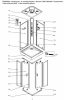 Sanotechnik TREND2 szögletes hidromasszázs zuhanykabin 90x90x210 cm CL71