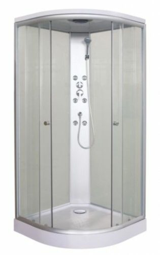 Sanotechnik komplett hidromasszázs zuhanykabin fehér 90x90x215cm  TC01