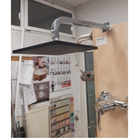 Webert fekete fejzuhany króm zuhanykarral