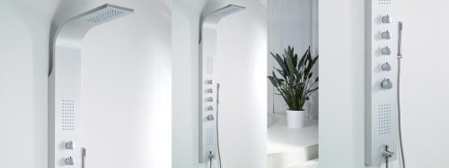 Wellis MARINER SILVER termosztátos zuhanypanel WZ00086