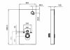 Wellis Corsica WC tartály fali wc-hez fekete WF00073