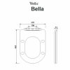 Wellis BELLA Slim Soft closing WC ülőke WF00038