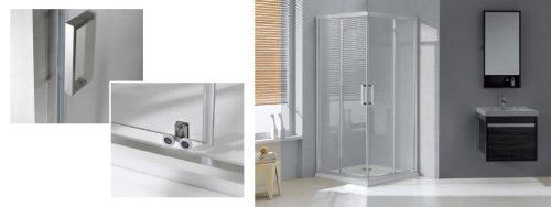 Wellis zuhanykabin APOLLO 90 szögletes Easy Clean WC00474