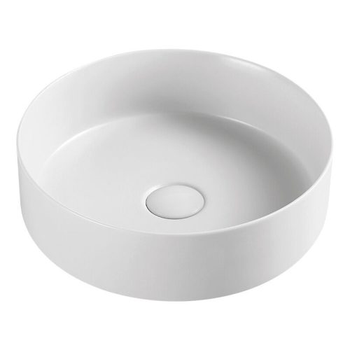 Wellis ROSE Matt fehér kör alakú pultra szerelhető mosdó O35,5 × 11,7 cm WF00085