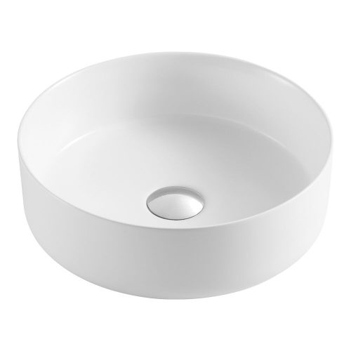 Wellis ROSE fényes fehér, kör alakú, pultra szerelhető mosdó O35,5 × 11,7 cm WF00044