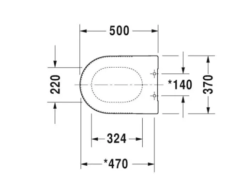 Duravit Darling NEW WC ülőke 00698100