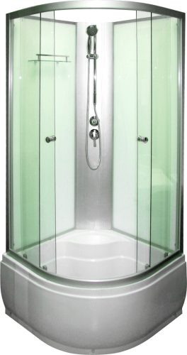 Aqualife Opal 509 Fehér mélytálcás zuhanykabin 90x90x 212cm