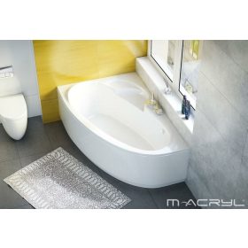 M-Acryl kád Daria aszimmetrikus (160 x 105 cm) JOBB 12006