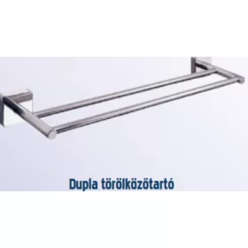 Roltechnik QUATRO dupla törölközőtartó 60cm 4262