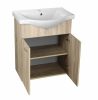 Aqualine KERAMIA FRESH mosdótartó szekrény platina tölgy 60,5x74x34 cm 50065