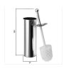 Sapho/Aqualine SIMPLE LINE WC-kefe álló, d:100x375mm, fényes inox 04065F