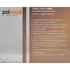 Polwood LINK 60 fürdőszoba bútor kerámia mosdóval, magasfényű fehér 0566-100060