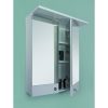 Polwood LINK 60 tükrösszekrény + LED világítás, magasfényű fehér