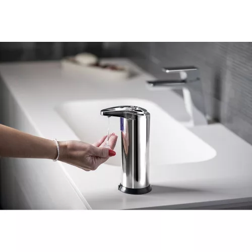 Sapho/Aqualine szenzoros szappanadagoló álló 240ml inox fényes 74x184x113mm