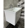 Polwood SOFT 80 fürdőszoba szekrény fehér 80x54x45,5cm