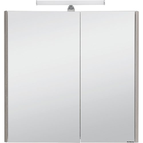 Polwood TOLEDO 80 tükrös szekrény világosszürke 80x83,3x21,5cm