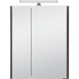   Polwood TOLEDO 65 tükrös szekrény sötétszürke 63x83,3x21,5cm