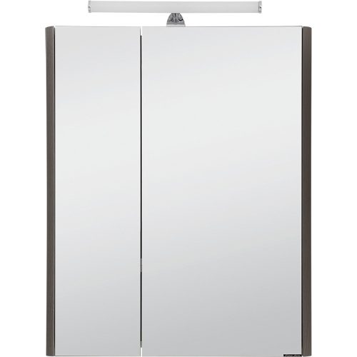 Polwood TOLEDO 65 tükrös szekrény sötétszürke 63x83,3x21,5cm