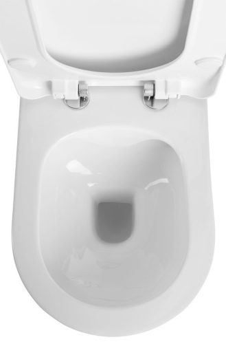 Sanovit AVVA fali WC - rimless - perem nélkül - rejtett szerelésű - mély öblítésű