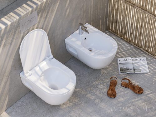 Sanovit BRILLA fali BIDÉ BIDÉ